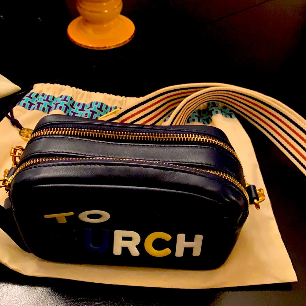 Tory Burch Perry High Frequency Leather Mini Crossbody